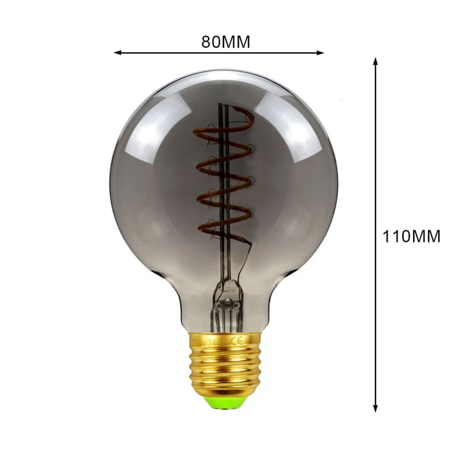 AMPOULE DÉCORATIVE FUMÉE