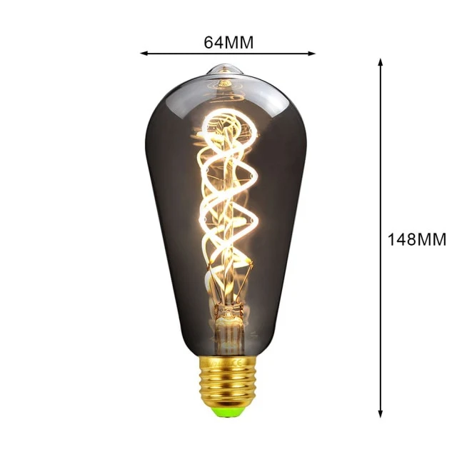 AMPOULE DÉCORATIVE FUMÉE