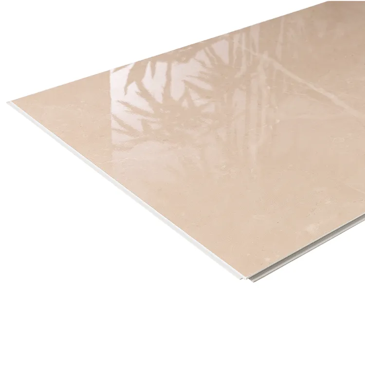 PRIVATE LABEL OUTLET B64 Shinny Beige Marble (Gloss) - 40 x 70 cm (Dumawall +)