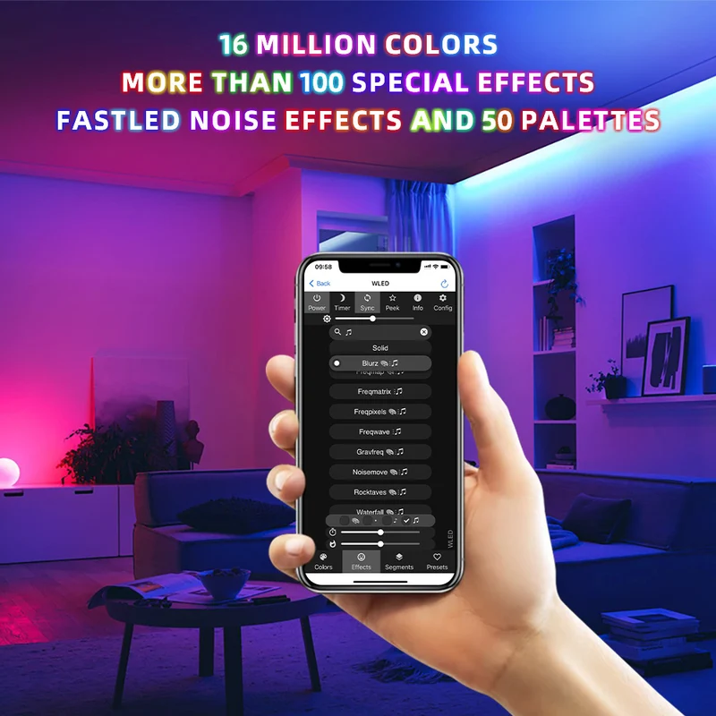 ESP32 WLED IP65 Waterproof Addressable LED Strip Controller | 5V/12V/24V | Single 15A / Dual 20A Output | Music Mic | Home Assistant & Alexa Compatible