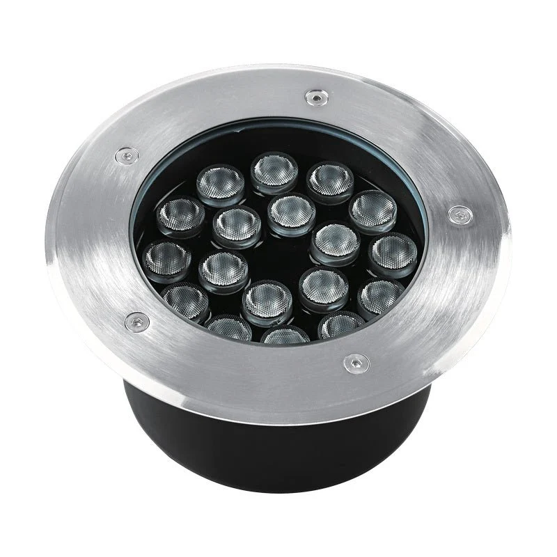 Spot Extérieur Encastrable 18W IP67 220V Sol 30° Ø180
