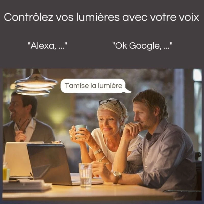 Ampoule LED Connectée WiFi GU10 5W RGBW