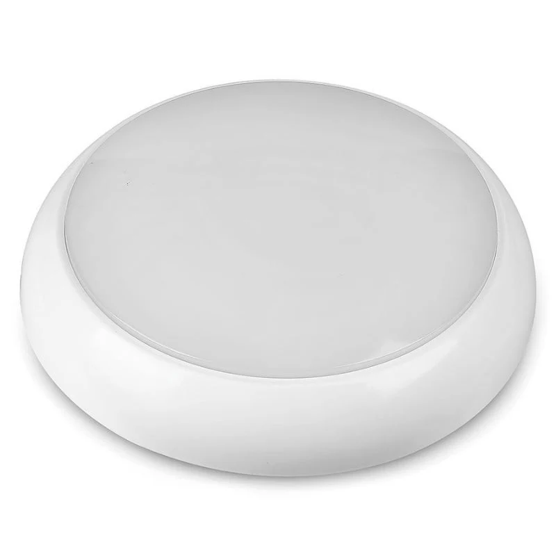 Plafonnier LED Extérieur 15W IP65 Hublot Blanc - Garantie 5 Ans