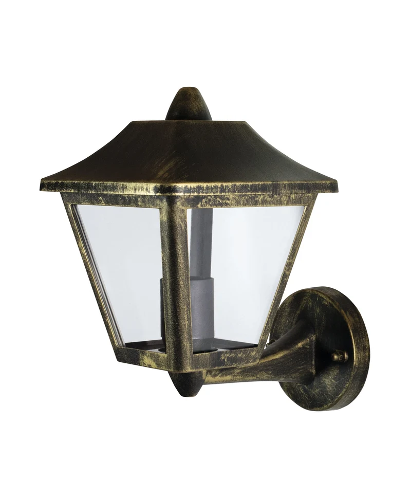 OSRAM ENDURA Applique murale alu noir-or pour extérieur, IP44