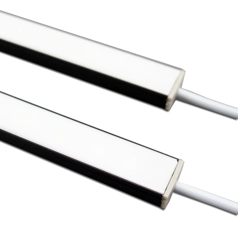 U02 Silver Aluminum Rigid LED Strip Light - 17×9mm | DC12V | SMD5630 72 LEDs/M | 0.5M/1M | Warm White / Natural White / Cool White| Silver Finish | Non-Waterproof | for Indoor Accent & Display Lighting | 10 / 50PCS