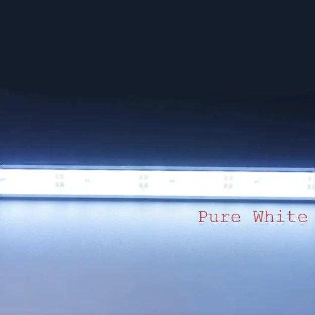 U02 Silver Aluminum Rigid LED Strip Light - 17×9mm | DC12V | SMD5630 72 LEDs/M | 0.5M/1M | Warm White / Natural White / Cool White| Silver Finish | Non-Waterproof | for Indoor Accent & Display Lighting | 10 / 50PCS