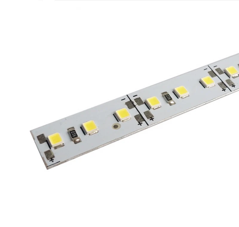 SMD2835 10MM Wide Rigid LED Strip Light – DC12V / 24V | 10mm PCB | 12W/M | 120 LEDs/M | 1Meter Length | Warm White / Natural White / Daylight White / Cool White / Blue / Red / Green | High Brightness Indoor Lighting | 10 / 50PCS