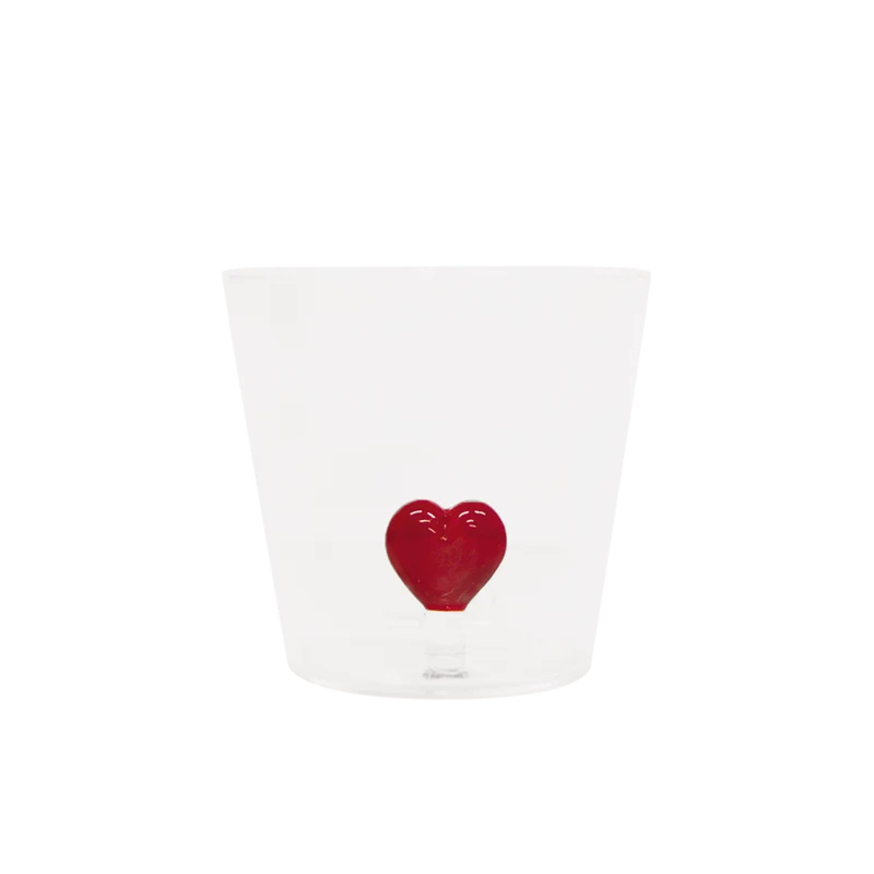 Verre Love Rouge