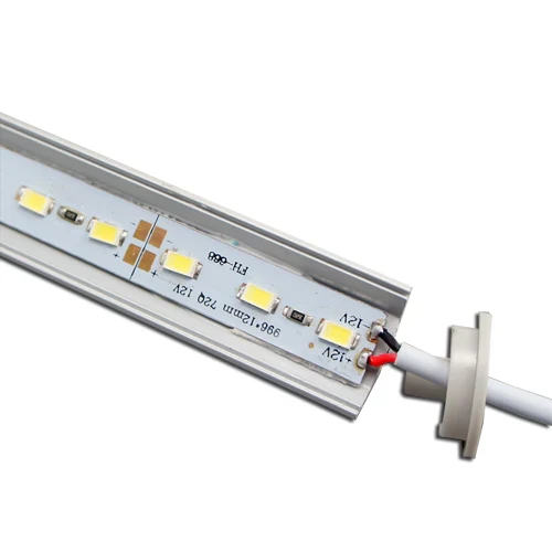 V02 Silver Aluminum Rigid LED Strip Light - 16×16mm | DC12V | SMD5630 72 LEDs/M | 0.5M/1M | Warm White / Natural White / Cool White| Silver Finish | Non-Waterproof | for Indoor Accent & Display Lighting | 10 / 50PCS