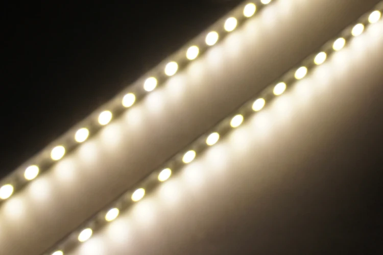 SMD2835 4MM Wide Rigid LED Strip Light – DC12V / 24V | 4mm PCB | 12W/M | 120 LEDs/M | 1Meter Length | Warm White / Natural White / Daylight White / Cool White / Blue / Red / Green | High Brightness Indoor Lighting | 10 / 50PCS