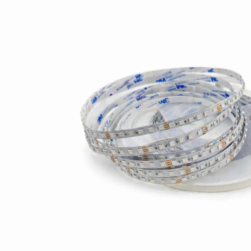 8MM Wide SMD5050 RGB LED Strip Light - DC12V | 60 LEDs/M | 8mm PCB | Non-Waterproof | for Mirror, Kitchen Cabinet, Bedroom | 5/50M