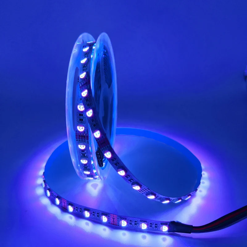 DC12V RGBW/RGBWW LED Strip Light - 12mm PCB | 4-In-1 SMD5050 60 LEDs/M | Non-Waterproof | for Mirror, Kitchen Cabinet, Bedroom | 5/50M