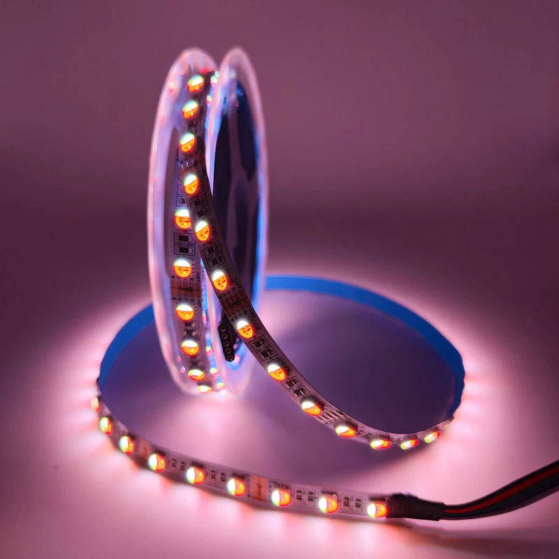 DC12V RGBW/RGBWW LED Strip Light - 12mm PCB | 4-In-1 SMD5050 60 LEDs/M | Non-Waterproof | for Mirror, Kitchen Cabinet, Bedroom | 5/50M