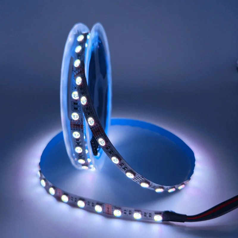 DC12V RGBW/RGBWW LED Strip Light - 12mm PCB | 4-In-1 SMD5050 60 LEDs/M | Non-Waterproof | for Mirror, Kitchen Cabinet, Bedroom | 5/50M
