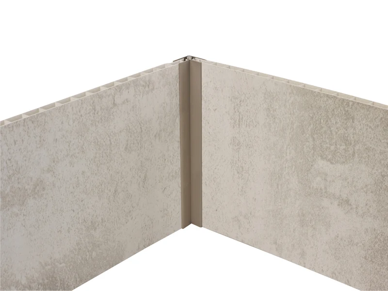 Profil d'angle en PVC pour lambris 8 mm épais