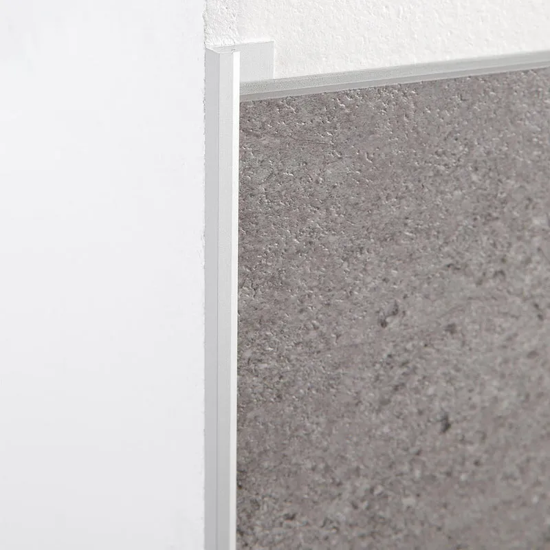 Profil de finition de départ aluminium