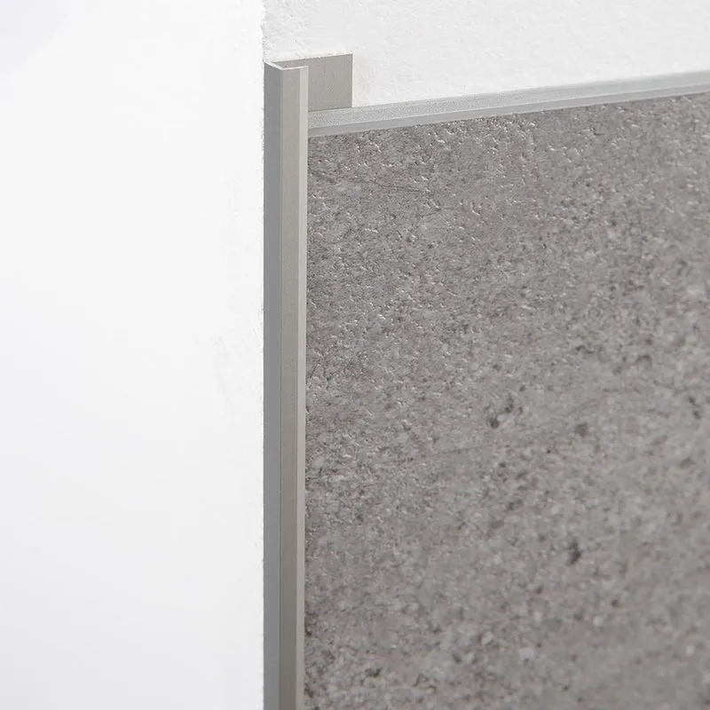 Profil de finition de départ aluminium
