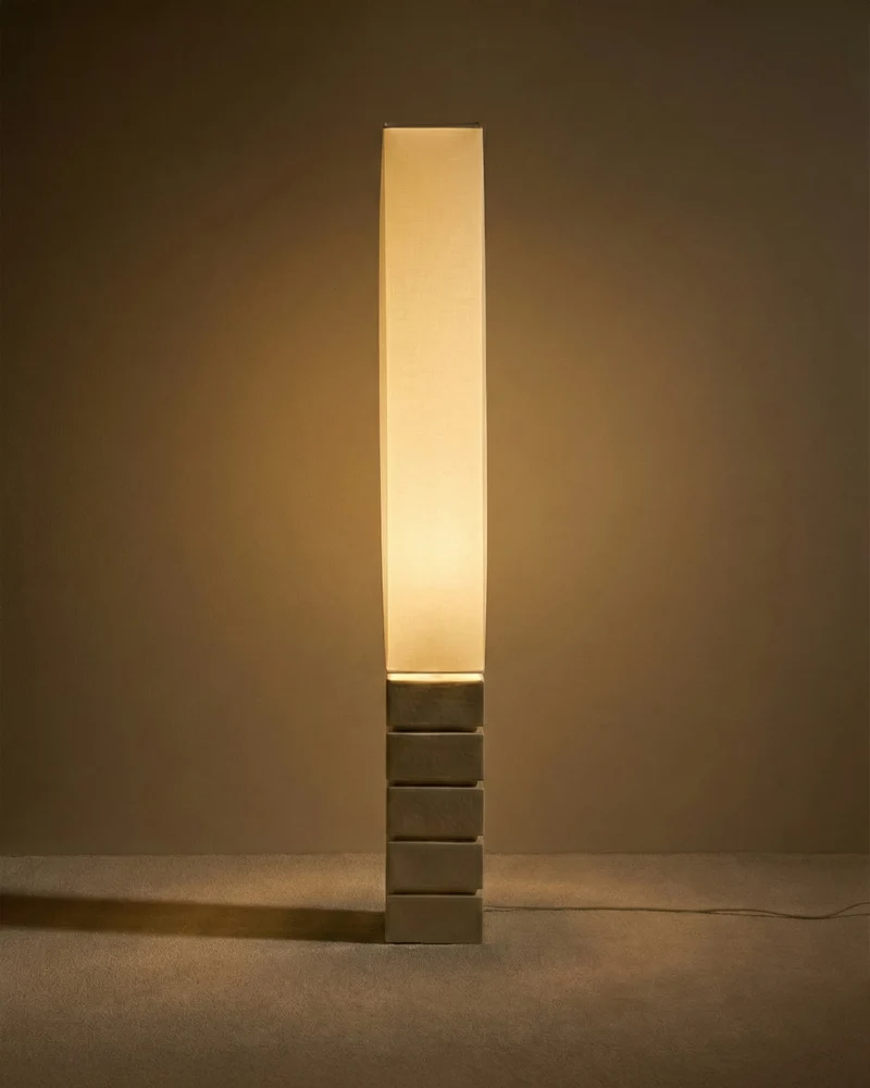 Lampadaire Tower - Ecru