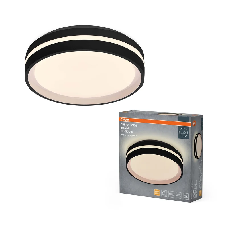 OSRAM Orbis Noemi 285 mm 16W 830 Dimmable Click Noir