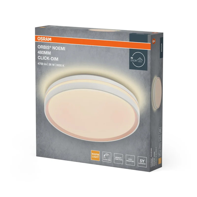 OSRAM Orbis Noemi 480 mm 36W 830 Dimmable Click Blanc