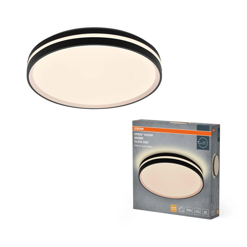 OSRAM Orbis Noemi 480 mm 36W 830 Dimmable Click Noir