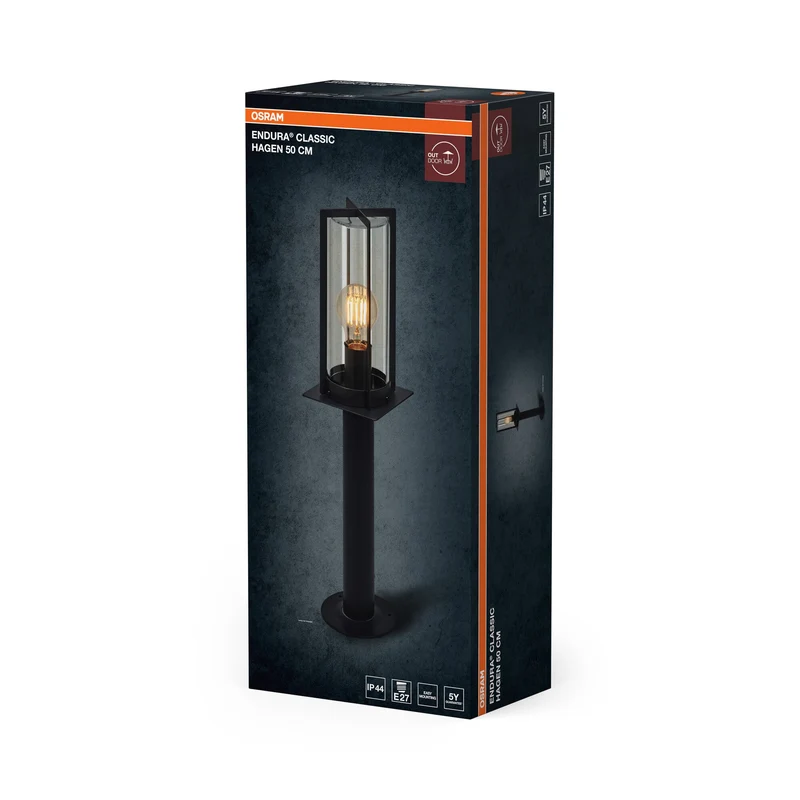 OSRAM ENDURA® Classic Hagen Applique murale extérieure 50 cm E27 IP44 Gris foncé