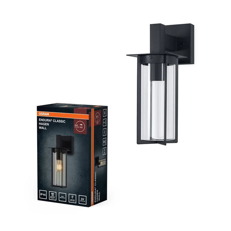 OSRAM ENDURA® Classic Hagen Applique murale extérieure E27 IP44 Gris foncé