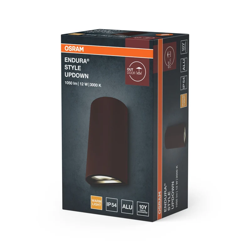 OSRAM ENDURA® Style Applique murale extérieure Up-Down 12W Rouille