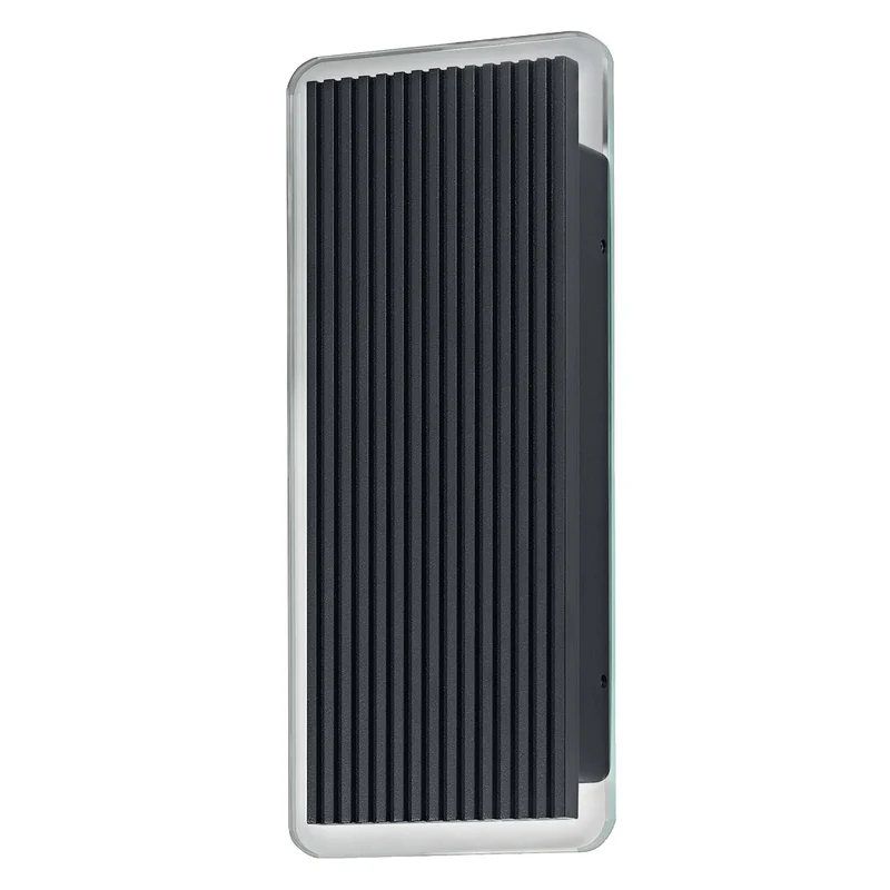 OSRAM ENDURA® Style Applique murale extérieure Striped Brick Up-Down 6W IP54 Gris foncé