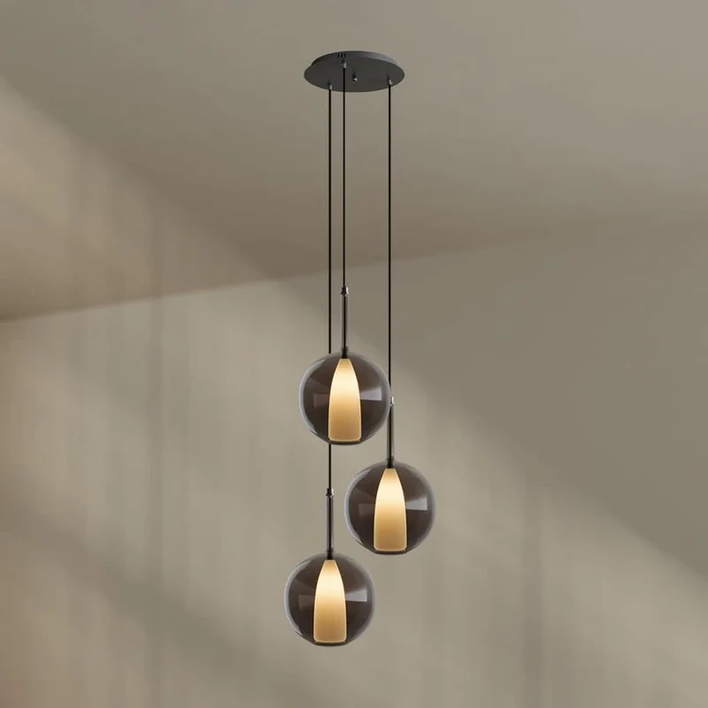 s.luce Belluna Galerieleuchte 3-flammig Ø 40cm Baldachin