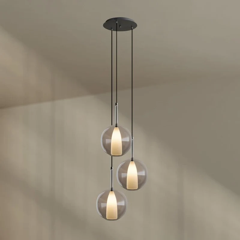 s.luce Belluna Galerieleuchte 3-flammig Ø 40cm Baldachin