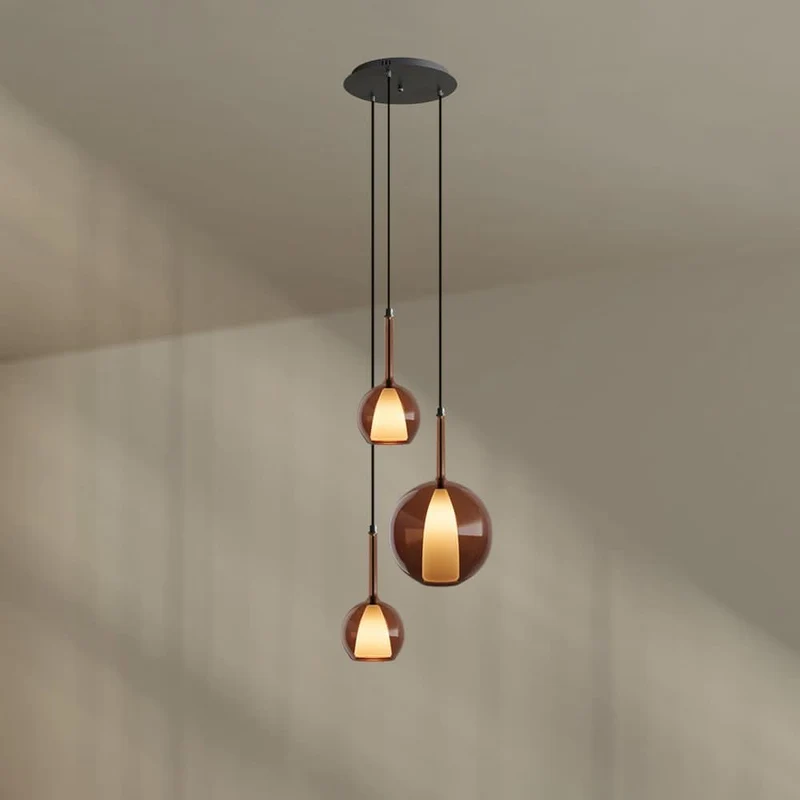 s.luce Belluna Galerieleuchte 3-flammig Ø 40cm Baldachin