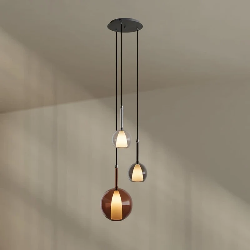 s.luce Belluna Galerieleuchte 3-flammig Ø 40cm Baldachin