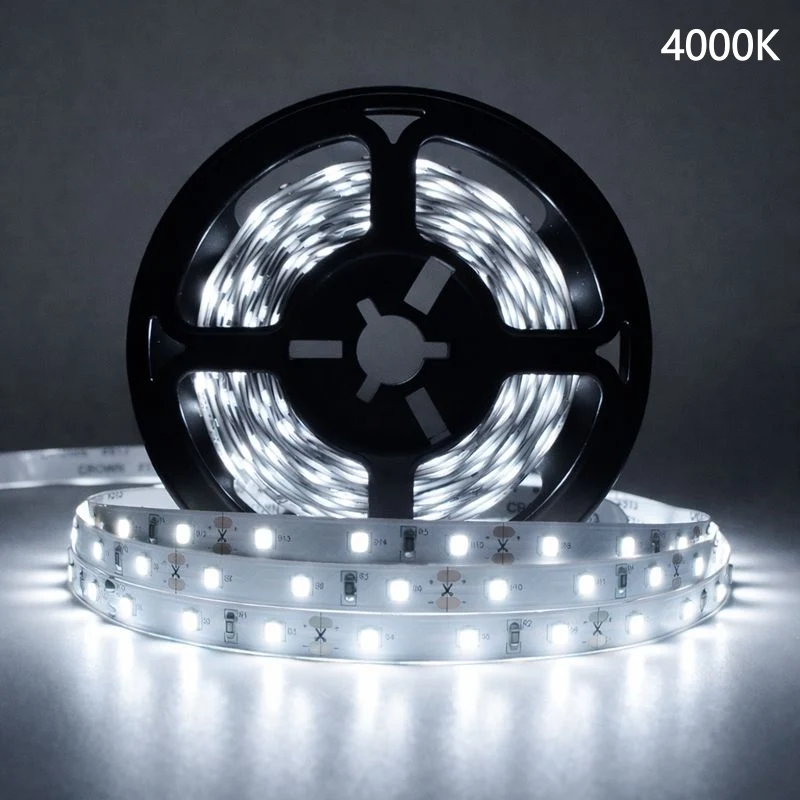 DC24V SMD5050 Full Spectrum LED Strip Light - CRI 97+ | 300 LEDs (60 LEDs/M) | 2700K / 3000K / 4000K / 5500K / 6500K | 12W/M | 10mm PCB | CRI 97+ | IP00 / IP67 | for Mirror, Kitchen Cabinet, Bedroom