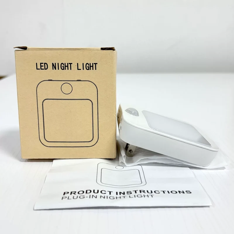 Plug-in LED Motion Sensor Night Light – US / EU Plug | Warm White / Daylight White | PIR Motion Activated LED Night Light for Hallway, Bedroom, Bathroom, Kitchen, Stairway | 2 / 4 / 10-Pack