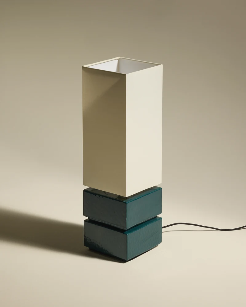 Lampe Tower - Bleu Sarah