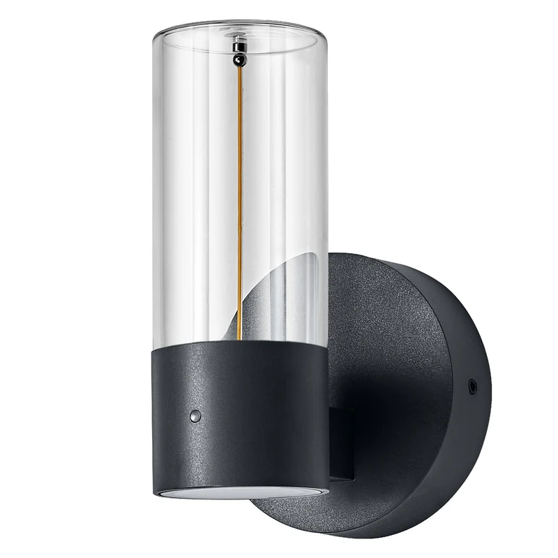 OSRAM ENDURA® Decor Filament Applique extérieure avec capteur de lumière du jour 6,5W IP54 Gris foncé