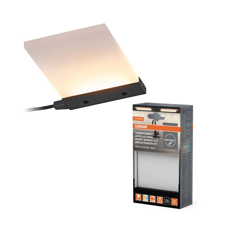 OSRAM Luminaire sous meuble Acrylux Panel court 2,5W CCT dimmable Extension