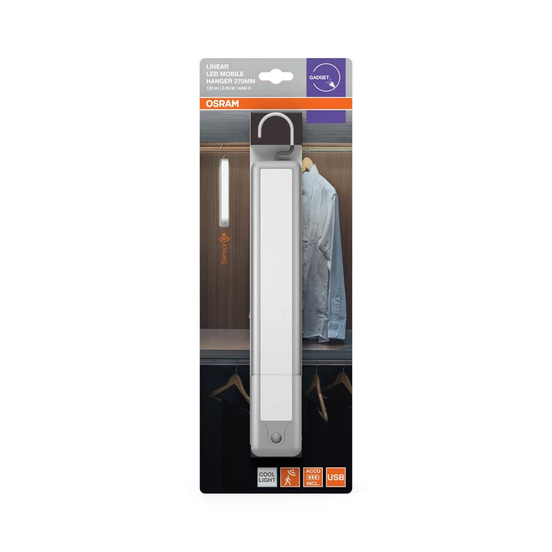 OSRAM Suspension LED linéaire mobile USB 270 mm Blanc