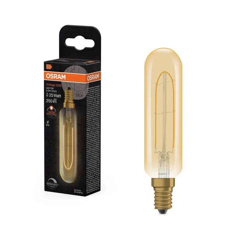 Vintage 1906 LED Formes Spéciales Dimmable 2.8W 822 Or E14 3