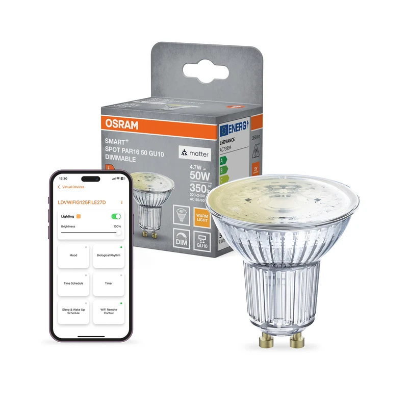 SMART+ MATTER SPOT GU10 Dimmable 4.7W 827 DIM GU10 paquet simple