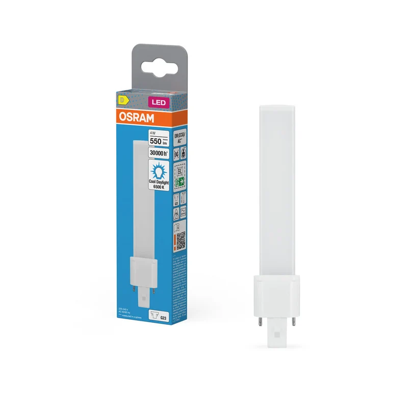 OSRAM DULUX LED S EM & ALIMENTATION SECTEUR 4W 865 G23