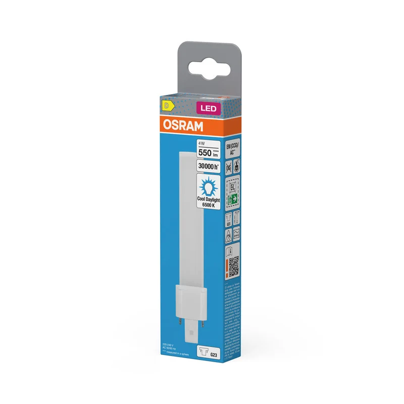 OSRAM DULUX LED S EM & ALIMENTATION SECTEUR 4W 865 G23