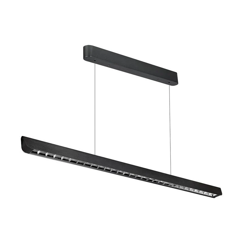 Suspension Linéaire LED 36W CCT Faisceau Concentré 60° Noir 120cm