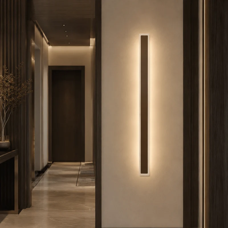 Applique Linéaire Murale LED 10W Couleur Cuir IP65 60cm