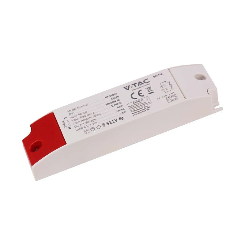 Transformateur 36W 24V 1,5A IP44