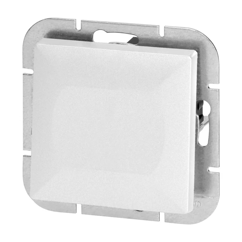 Interrupteur Mural Va-et-Vient Simple Encastré 10A 250V - Blanc Mat