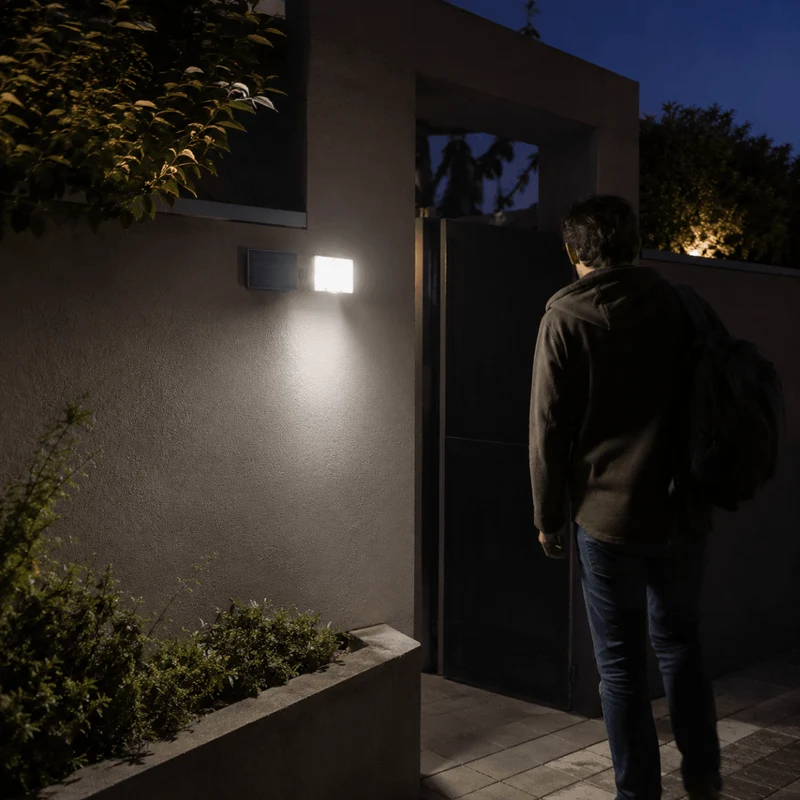 Pack de 40 - Projecteur Led Solaire Extérieur 9W IP65 3-CCT Détecteur de Lumière et de Mouvement