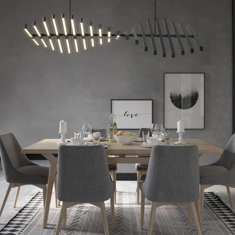 NOUVEAU LUSTRE POISSON DESIGN