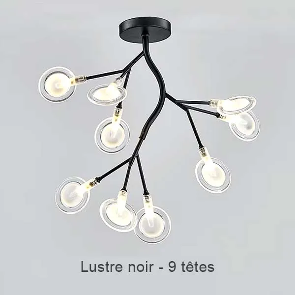 LUSTRE BOULE DE GUI A EFFET WOUAW